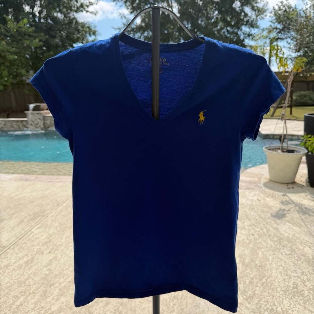 Polo Ralph Lauren Women's V-Neck Short-Sleeve #0765